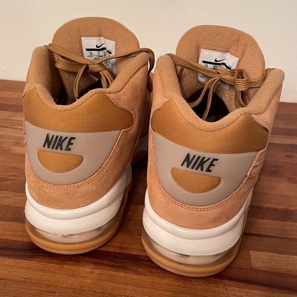 Nike Air Force Max 'Flax'  Phantom Light Brown Suede - Gum Sole  Men's Size 10 - Picture 3 of 9